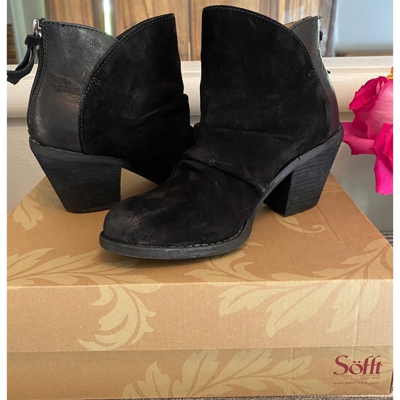 Sofft * Teyton * Black Bootie sz 6 NIB - Picture 3 of 4